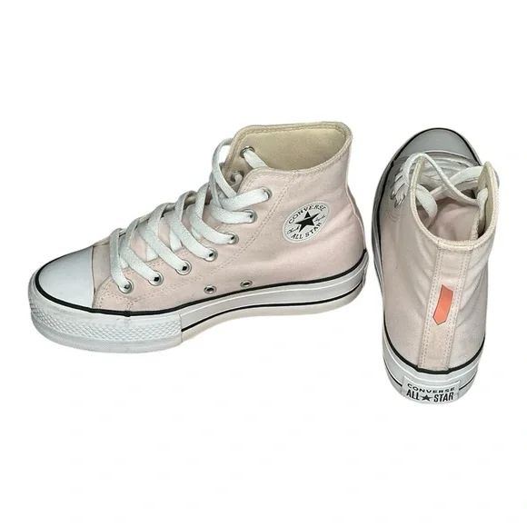 Converse Chuck Taylor All Star Platform High Top Sneakers Pink M4/W6 - Picture 15 of 16